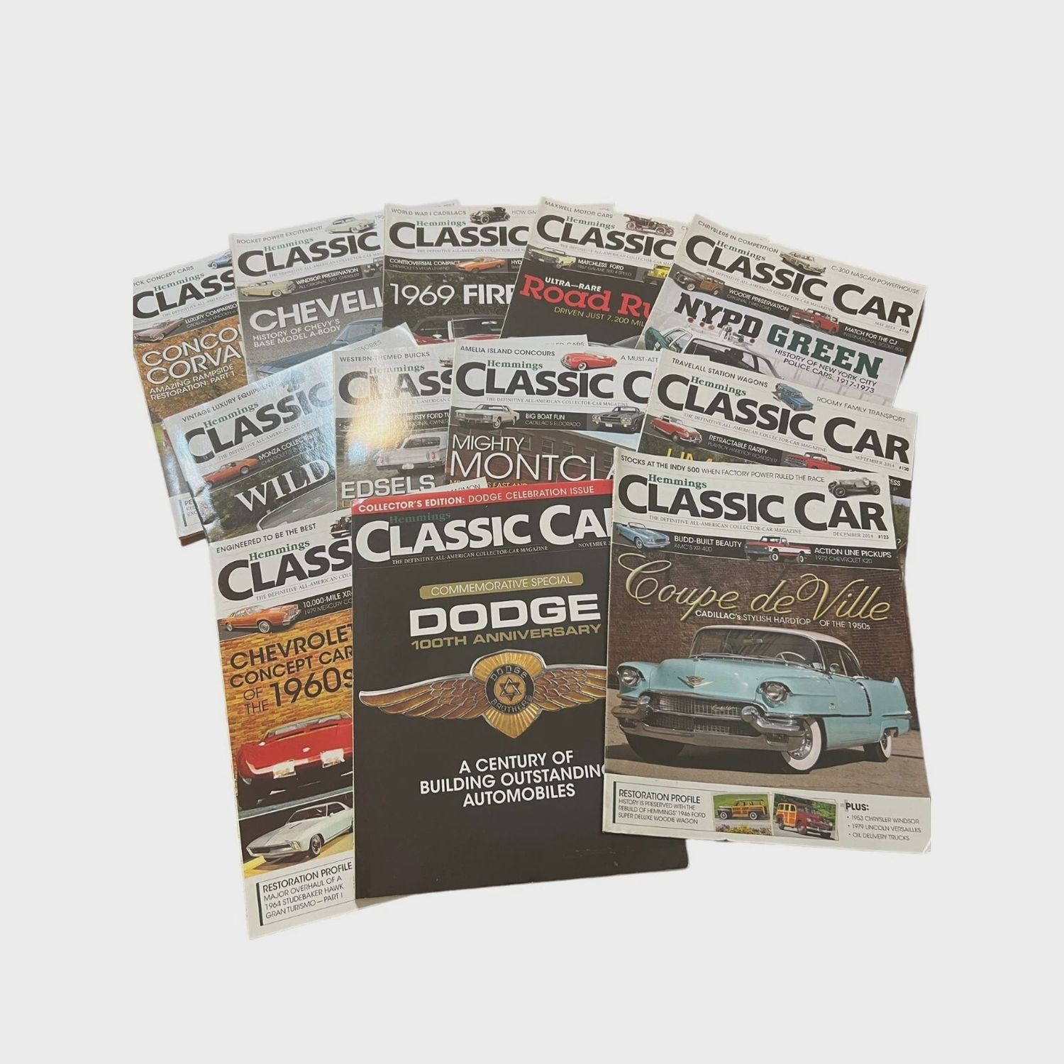 Hemmings Classic Car Magazine Complete Year 2014 12 Issues