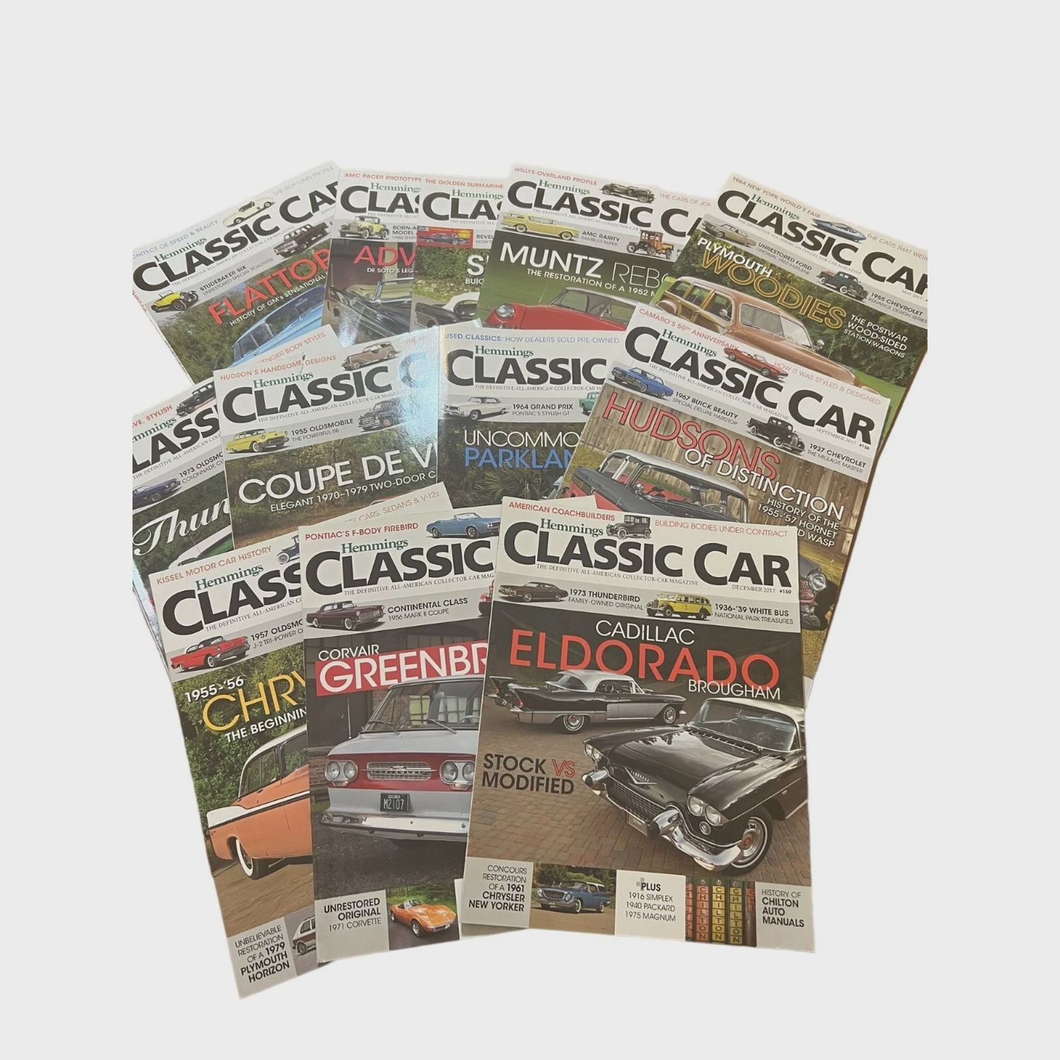 Hemmings Classic Car Magazine Complete Year 2017 12 Issues