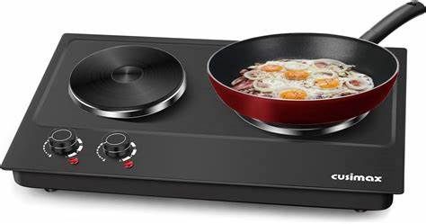 CUSIMAX 1800W CERAMIC ELECTRIC HOT PLATE DUAL CONTROL CMHP-C180