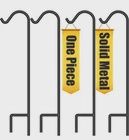 BEAU JARDIN 4 Pack Shepherd Hook 37 Inch One Piece Structure No Assembly Requ...