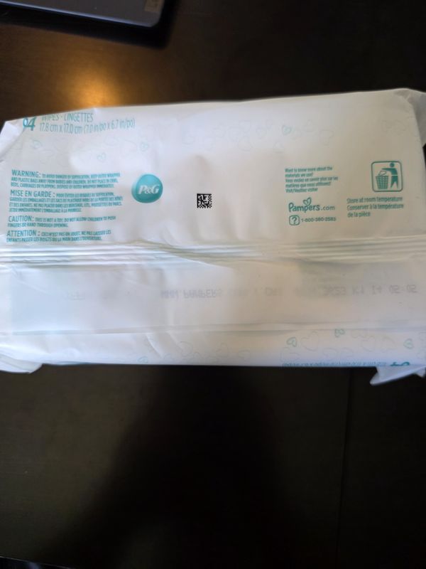 Pampers 84 Count Sensitive Baby Wipes