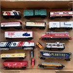 VINTAGE Tyco Mantua HO Scale Spirit of 76, Burlington Locomotive &amp; MUCH MORE train