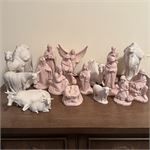 1970&#39;s Holland Mold 18-Piece Ceramic Nativity Set - 7&quot;T Standing Camels pre owned