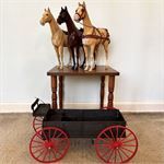 1960&#39;s MARX Johnny West Chuck Wagon Toy and Horses
