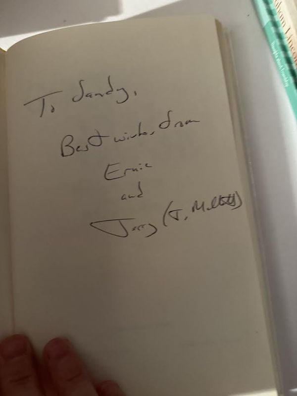 Good Old Ernie Book Signed by Authors