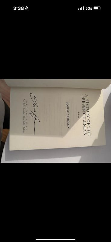 A History Of The Present Illness Stories by Louise Aronson-Signed