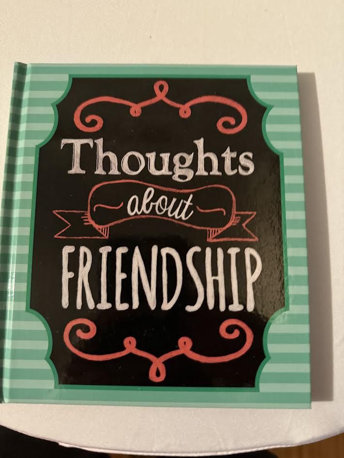 Thoughts about Friendship Book