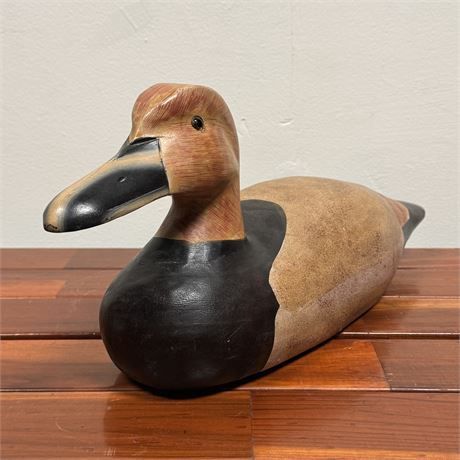 Vintage Wood Duck Decoy - 21”
