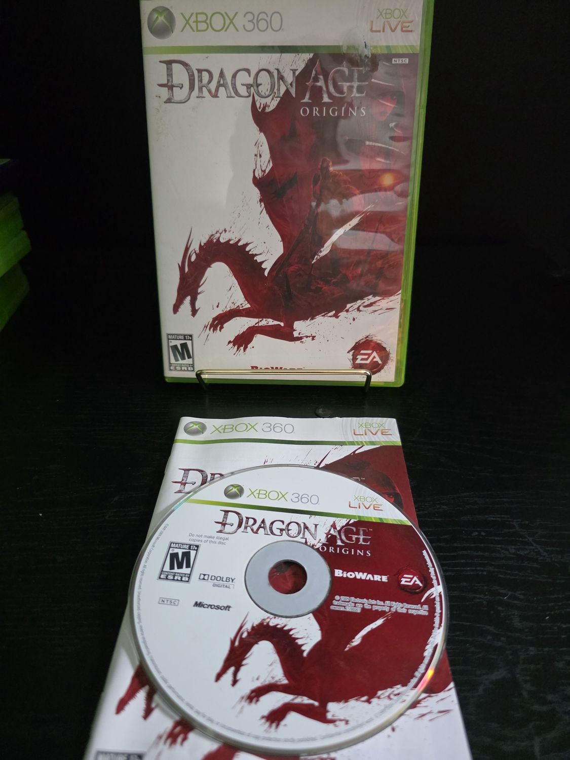Dragon Age: Origins (Microsoft Xbox 360, 2010) (Tested &amp; Working)