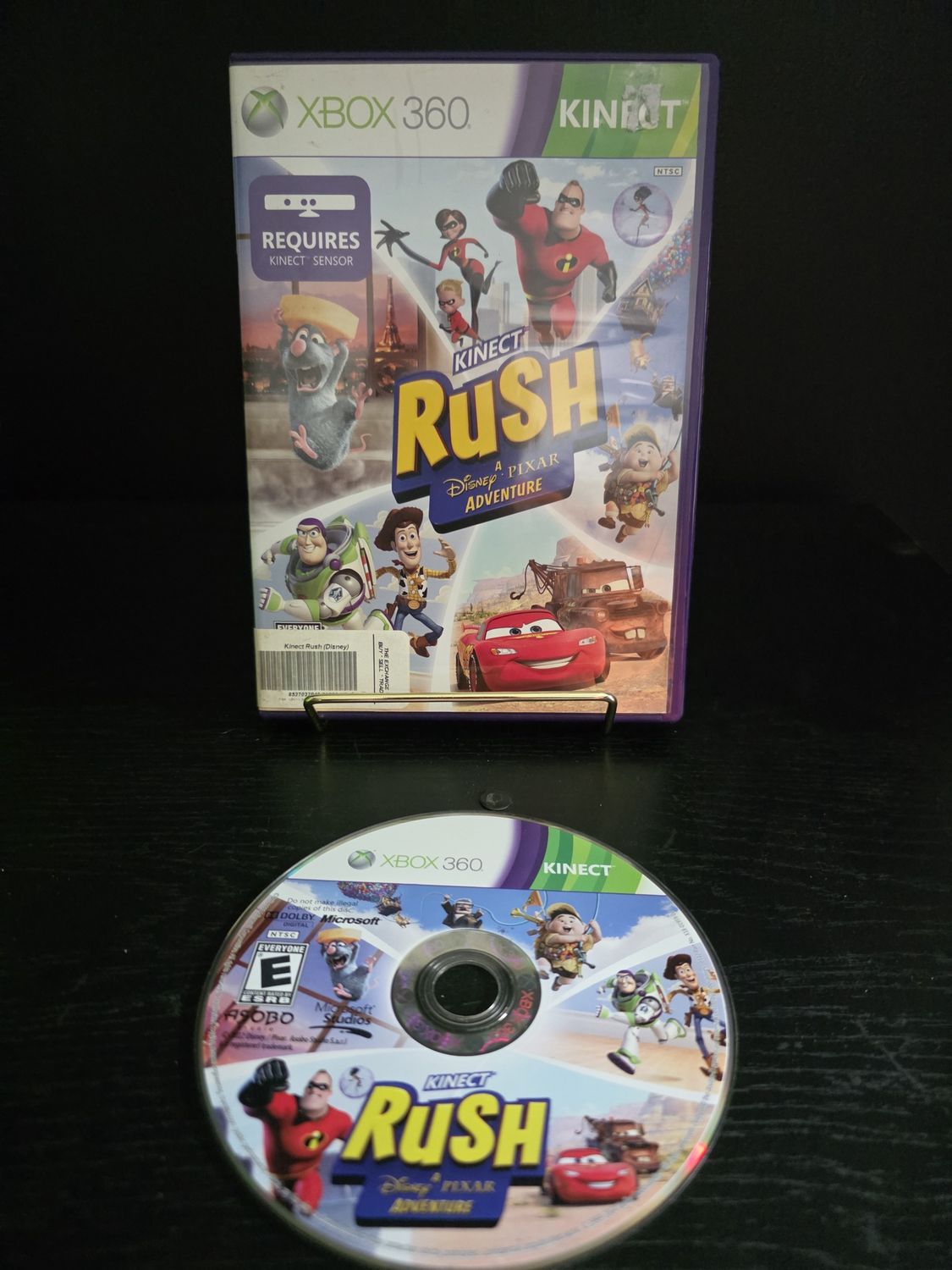 Kinect Rush: A Disney Pixar Adventure Microsoft Xbox 360 NO BOOK