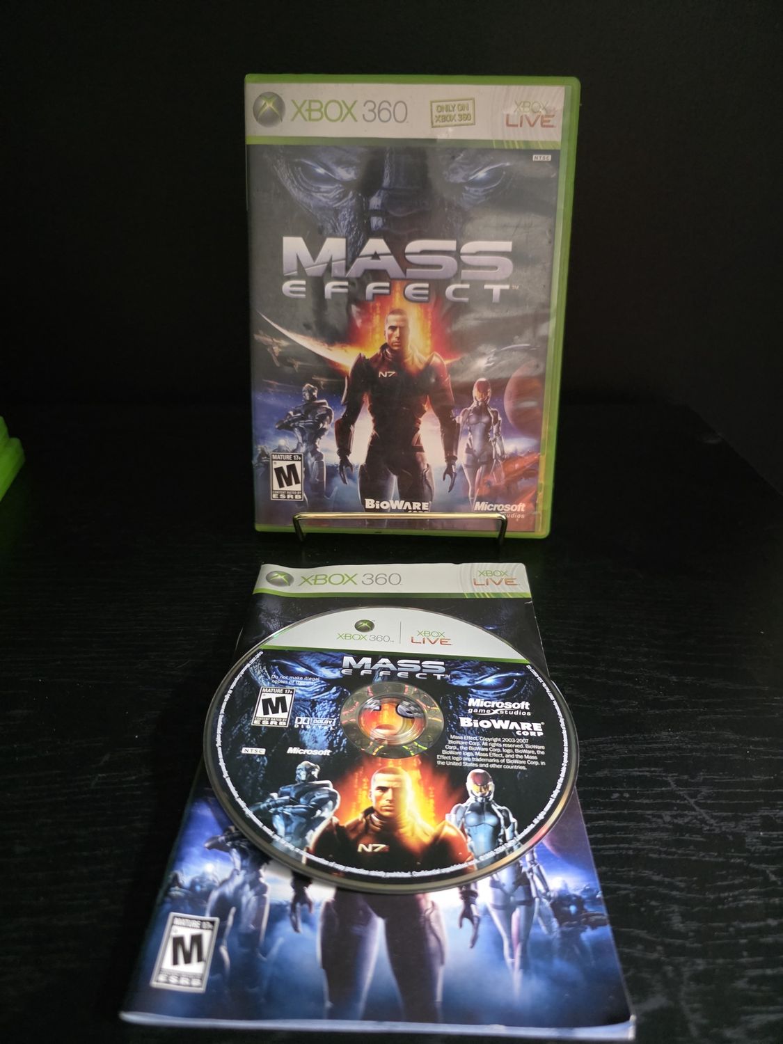 Mass Effect Video Game (Microsoft Xbox 360, 2007)