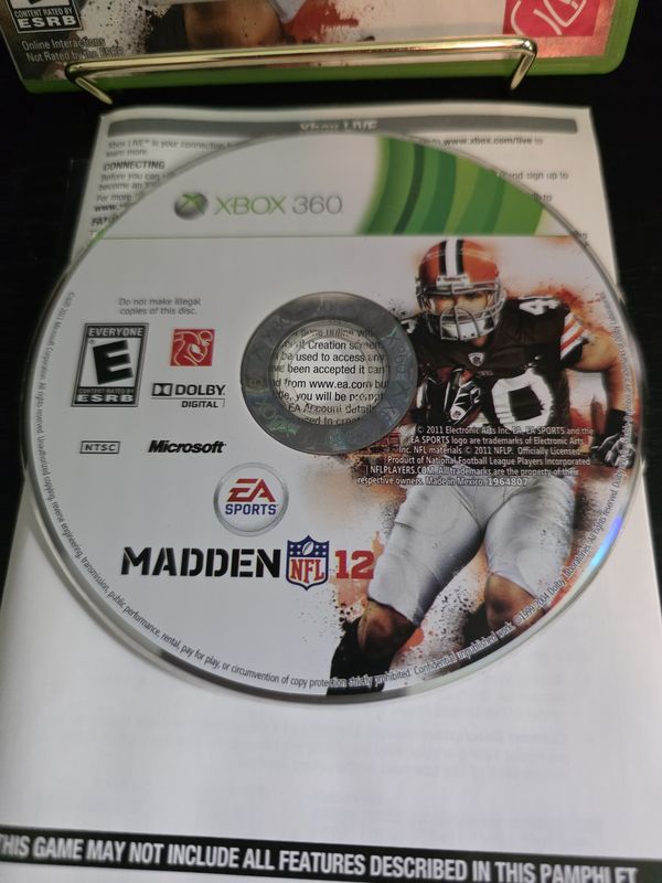 Madden NFL 12 (Microsoft Xbox 360, 2011)
