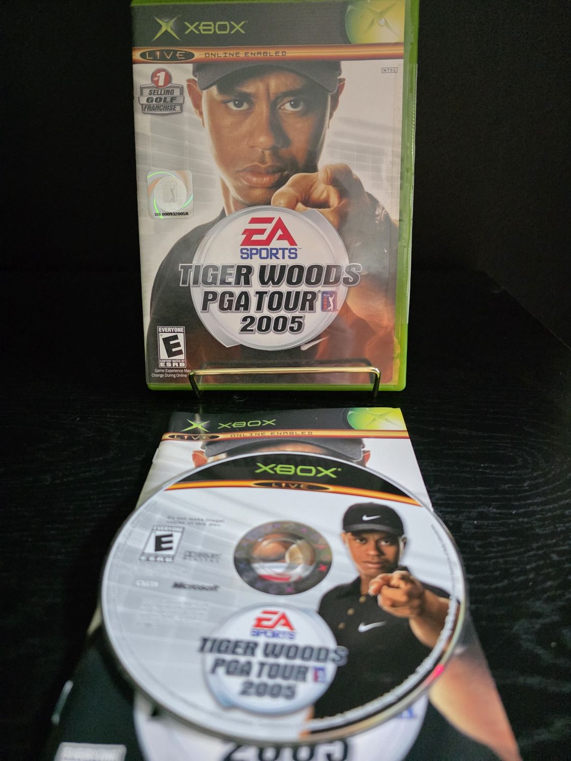 Tiger Woods PGA Tour 2005 (Microsoft Xbox, 2004, EA Sports)