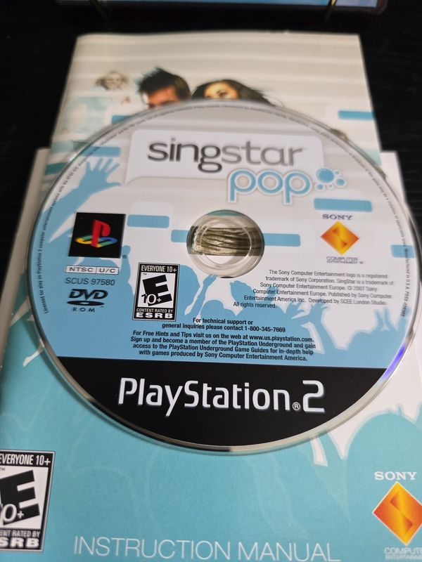 NEW SingStar Pop PlayStation 2 2007 PS 2