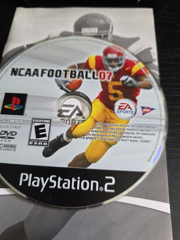 NCAA Football 07 PS2 PlayStation 2