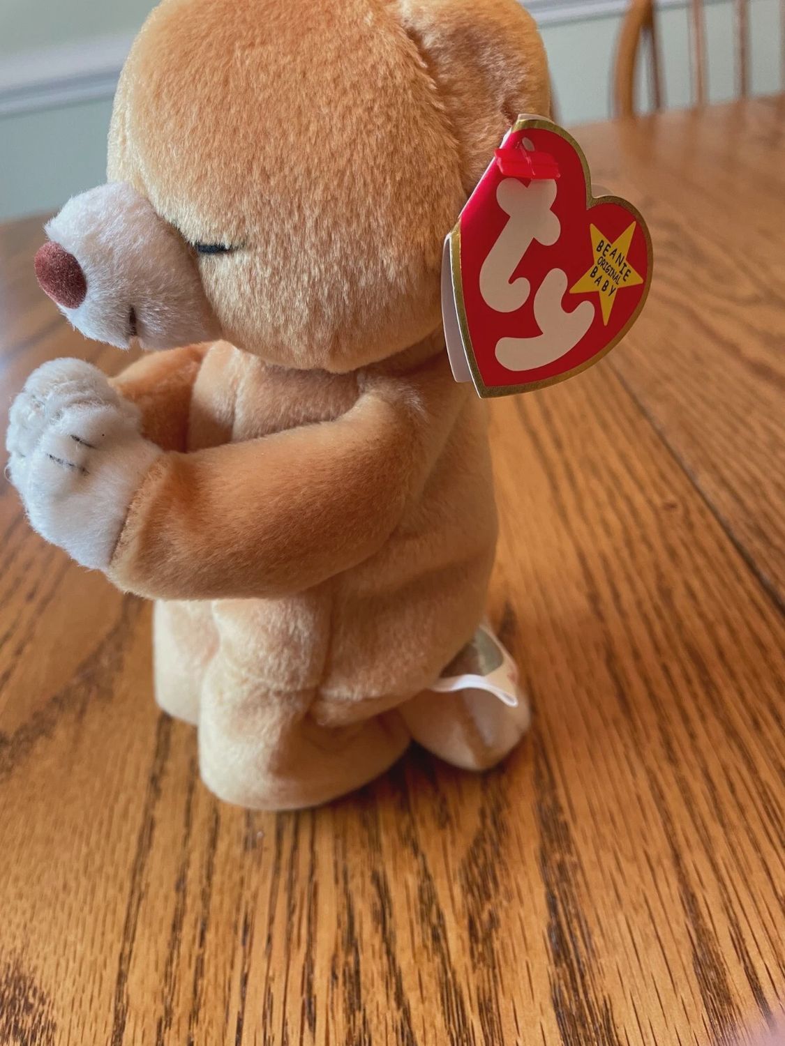 Rare Ty Beanie Baby Hope Bear Tag Error - Hang Tag 1998 Tag Rear Tag 1999