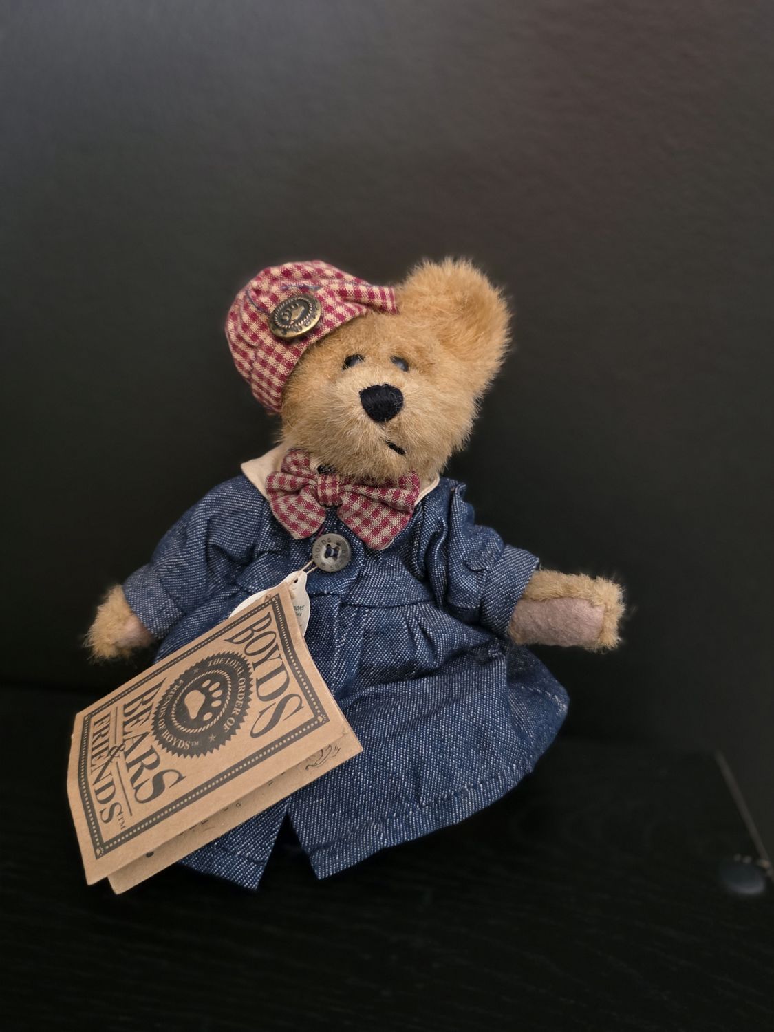Vintage 1998 Boyds Bears Loyal Order FOB Eleanor Stuffed Animal Plush Toy