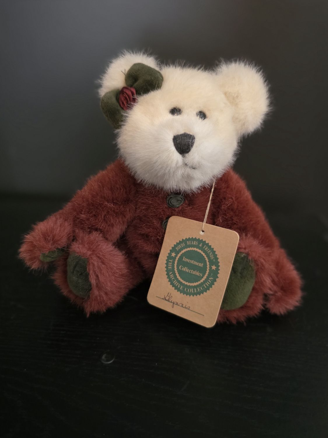 Boyds Bears GLYNNIS The Archive Collection Plush Bear Jointed WITH TAGS