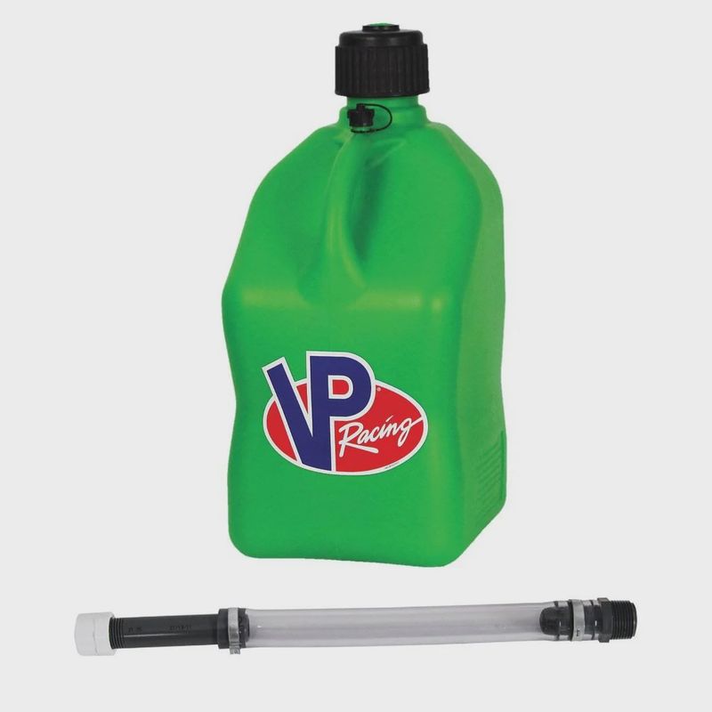 VP Racing Fuels 3562 Green 5.5 Gallon Utility Jug &amp; Hose - Motorsports Container