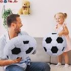Fluffy Soccer Balls Plush Pillow,Soft Soccer Ball Stuffed Toys,Decorative Soccer &amp; Football Pillow Cushion Throw Pillow,Football Plushies Plush Doll for Home Deco Kids Big Sports Toy Gift