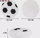 Fluffy Soccer Balls Plush Pillow,Soft Soccer Ball Stuffed Toys,Decorative Soccer &amp; Football Pillow Cushion Throw Pillow,Football Plushies Plush Doll for Home Deco Kids Big Sports Toy Gift