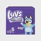 Luvs Diapers - Size 5, 172 Count, Bluey Disposable Baby Diapers
