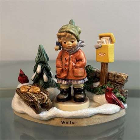 2004 "Winter Magic" 2-Piece Small Hummelscape Set w/ Boxes