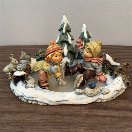 Hummel "Icy Adventure" LE 3-Piece Hummelscape Set w/ Boxes with COA