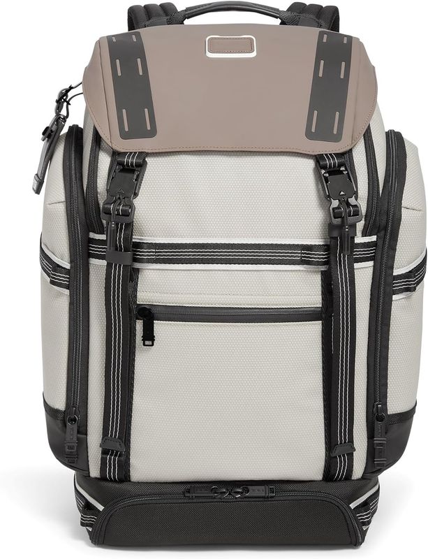 TUMI - Alpha Bravo Expedition Flap Backpack - Chalk