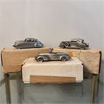 Danbury Mint PEWTER Classic American Motor Car Collection Lot of 3 w/ Boxes-