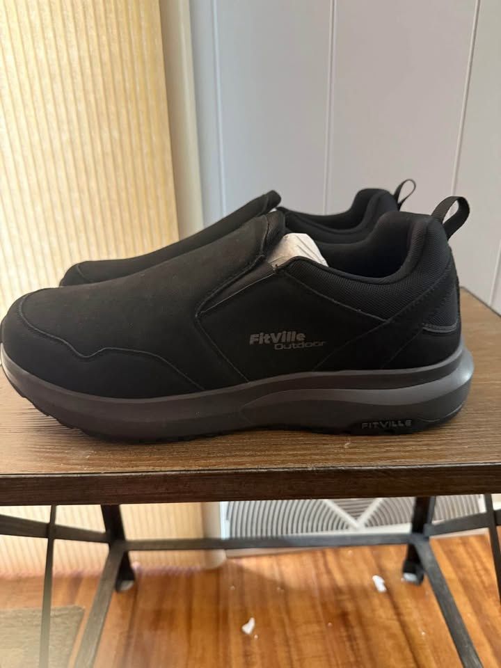 New Fitville Mens Outdoor Explorer Slip on Shoes Size 13EW