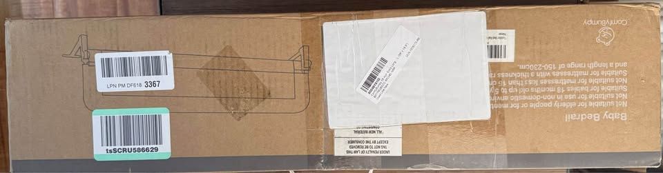 New Comfy Bumpy 59 inch extra long bed rail