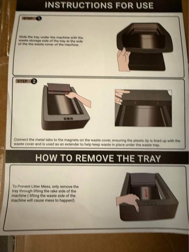 New Reusable Cat Tray with Litter