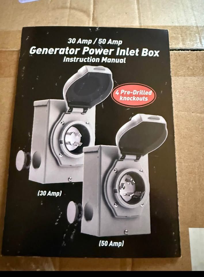 New 50 Amp 15 Feet Generator Cord Twist and Lock Connector