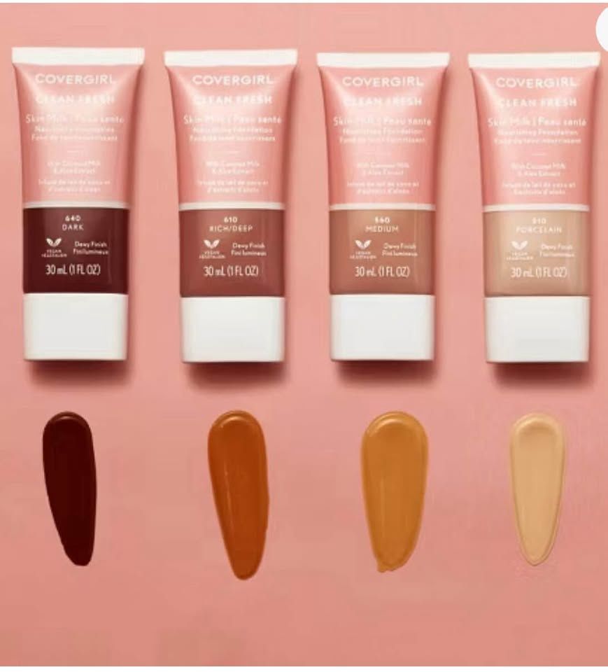 Huge Lot Of 100 Covergirl clean fresh skin milk foundation Shades shown in 3rd picture Retail Value $1049