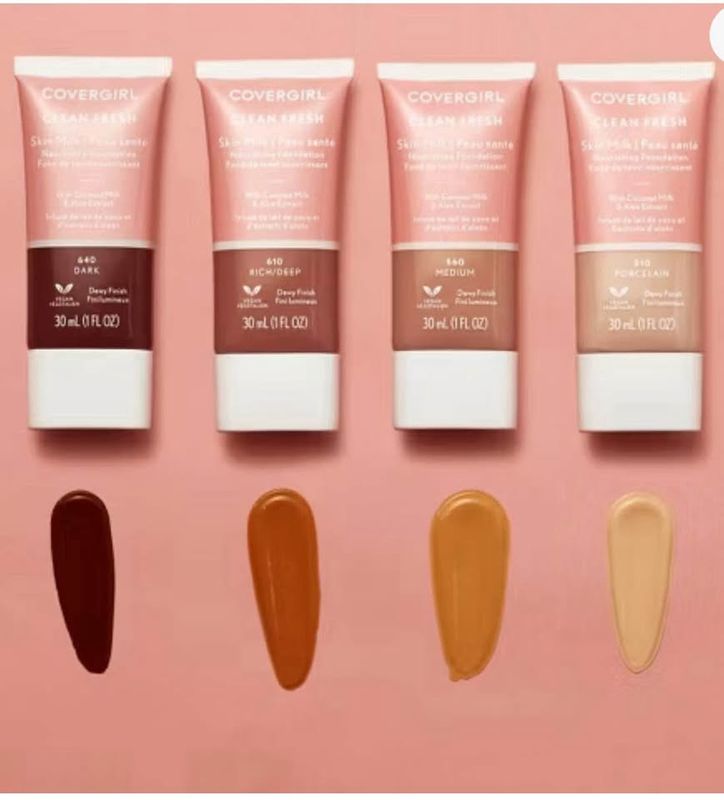 Huge Lot Of 100 Covergirl clean fresh skin milk foundation Shades shown in 3rd picture Retail Value $1049