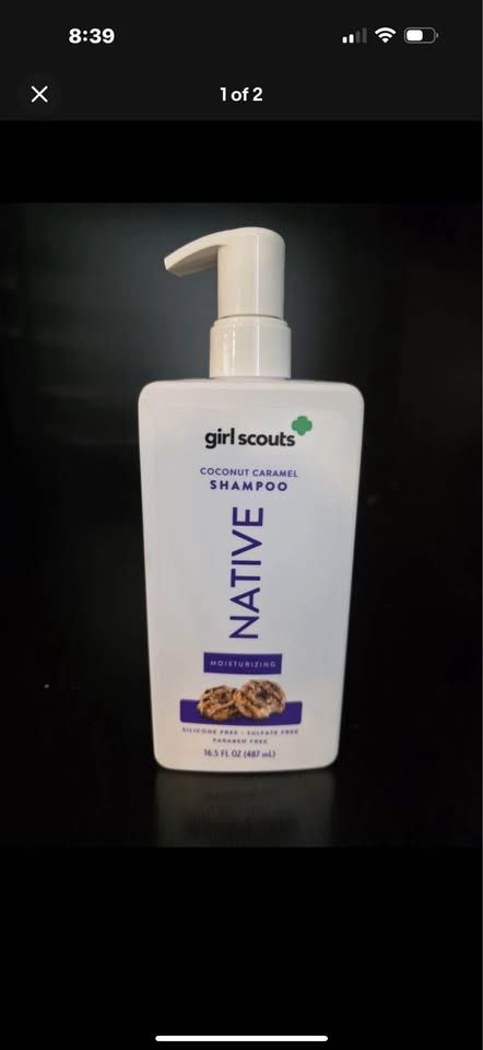 Native Girl Scouts Coconut Caramel Shampoo-Huge Lot 40 Pieces