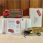 Danbury Mint Coca-Cola Replica 1927 &amp; 1938 Delivery Trucks