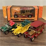 Lesney Matchbox Models of Yesteryear Lot of 4 (One w/ box)