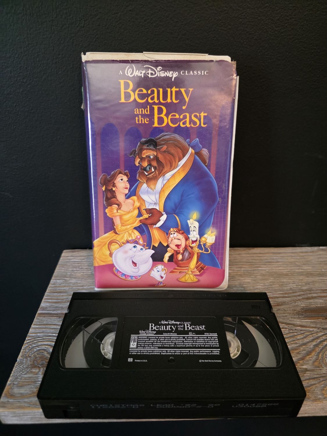 Beauty and the Beast (VHS, 1992) Walt Disney Classic Black Diamond Edition
