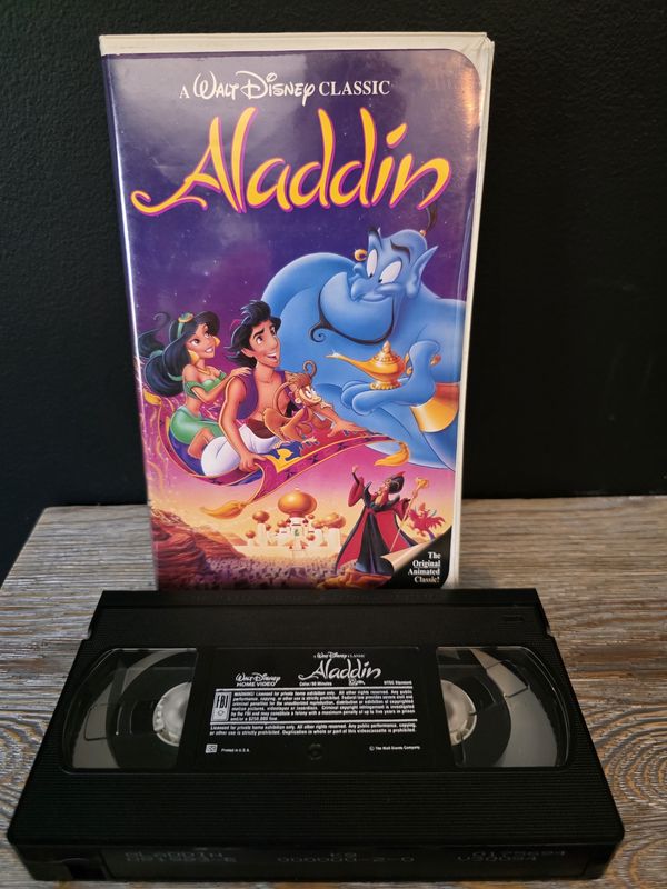 Aladdin (VHS, 1993) black diamond