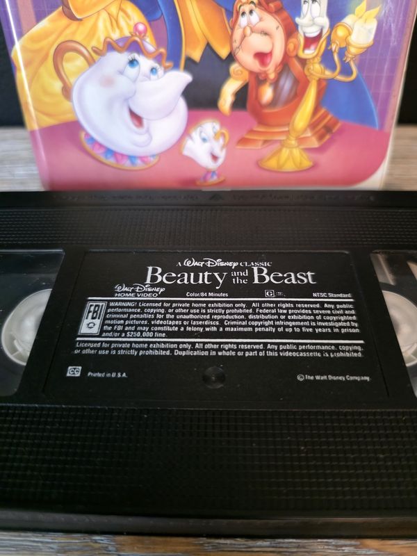 Beauty and The Beast (VHS, 1992, Black Diamond Classic)