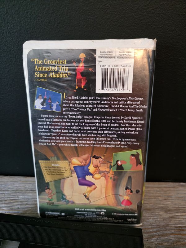 The Emperors New Groove (VHS, 2001)