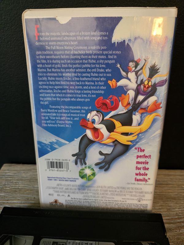The Pebble and the Penguin VHS Clamshell