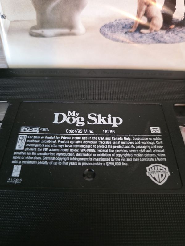 My Dog Skip VHS