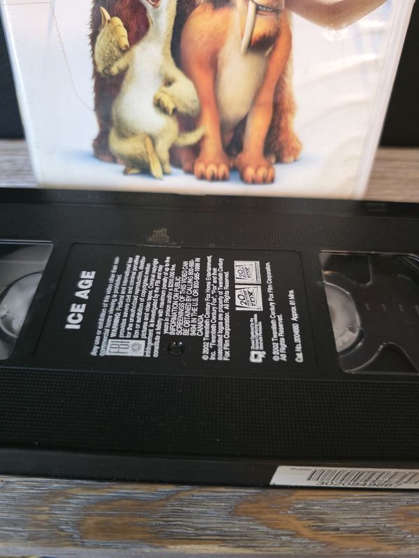 Ice Age VHS 2002 Kids Classic