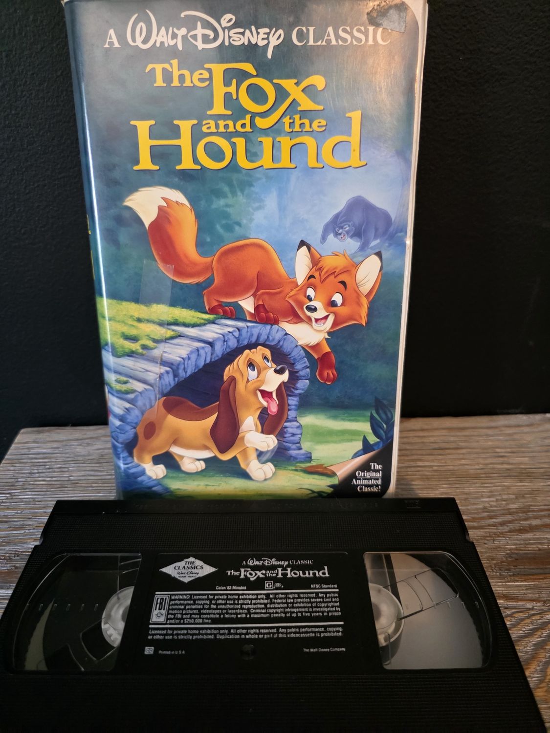 The Fox and the Hound (VHS, 1994) Disney Black Diamond