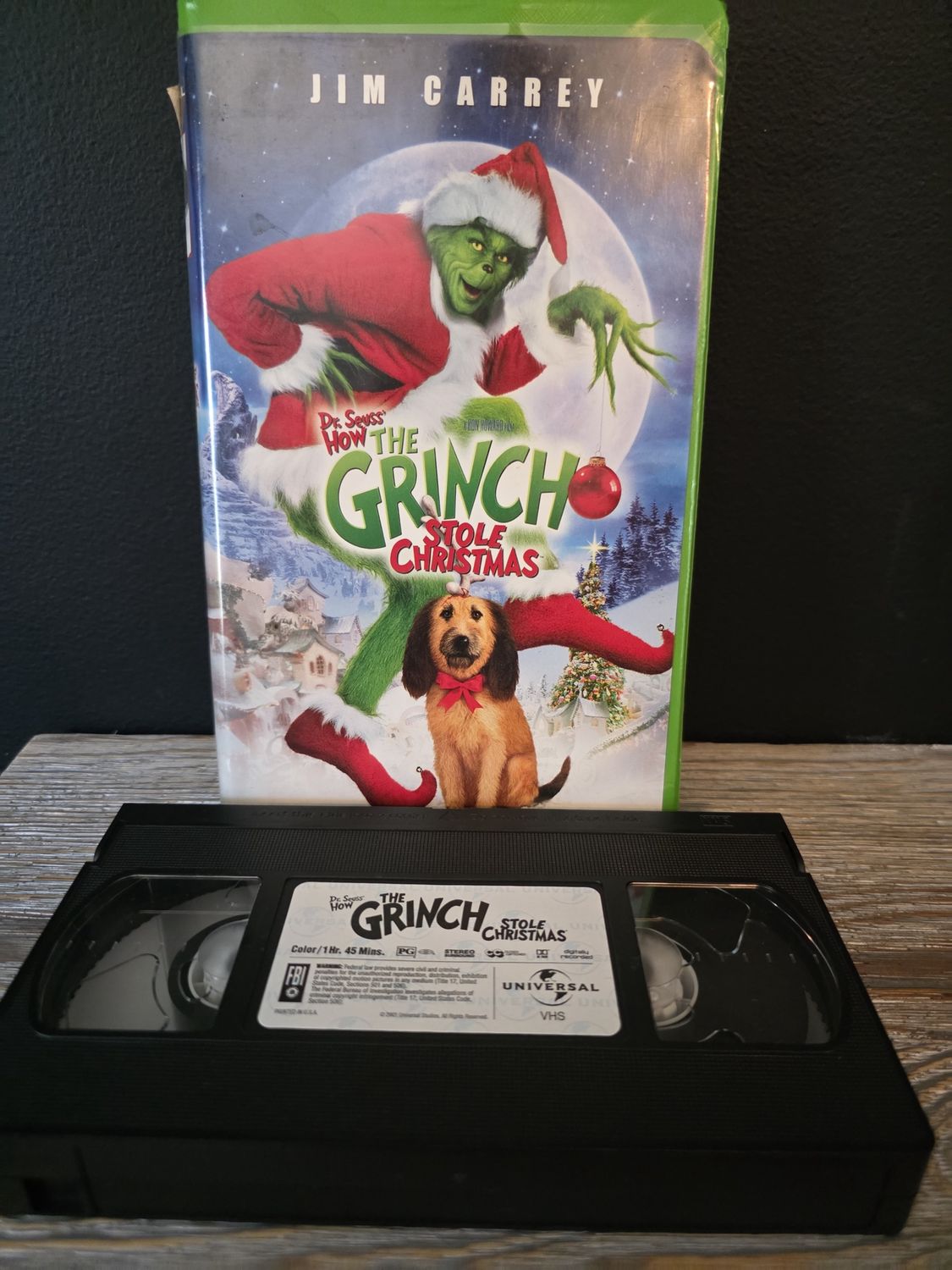 How the Grinch Stole Christmas VHS 2001 Jim Carrey
