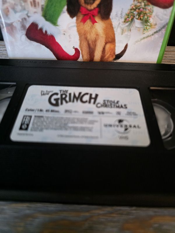 How the Grinch Stole Christmas VHS 2001 Jim Carrey