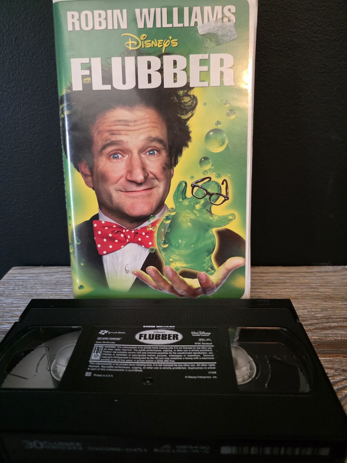 Walt Disney Flubber VHS 1998 Robin Williams